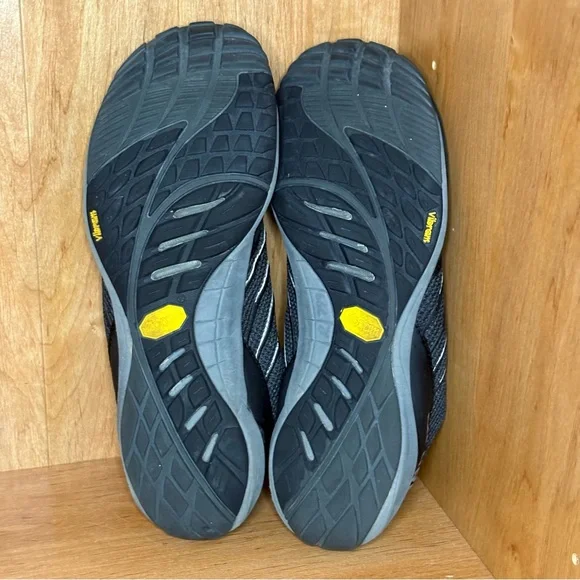 Merrell Trail Glove Mens 9 Black Minimalist Shoes Barefoot Sneakers Zero Drop - Picture 6 of 7